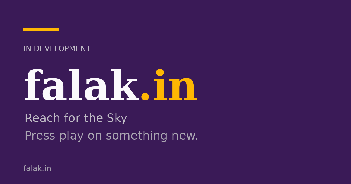 Link preview image for falak.in